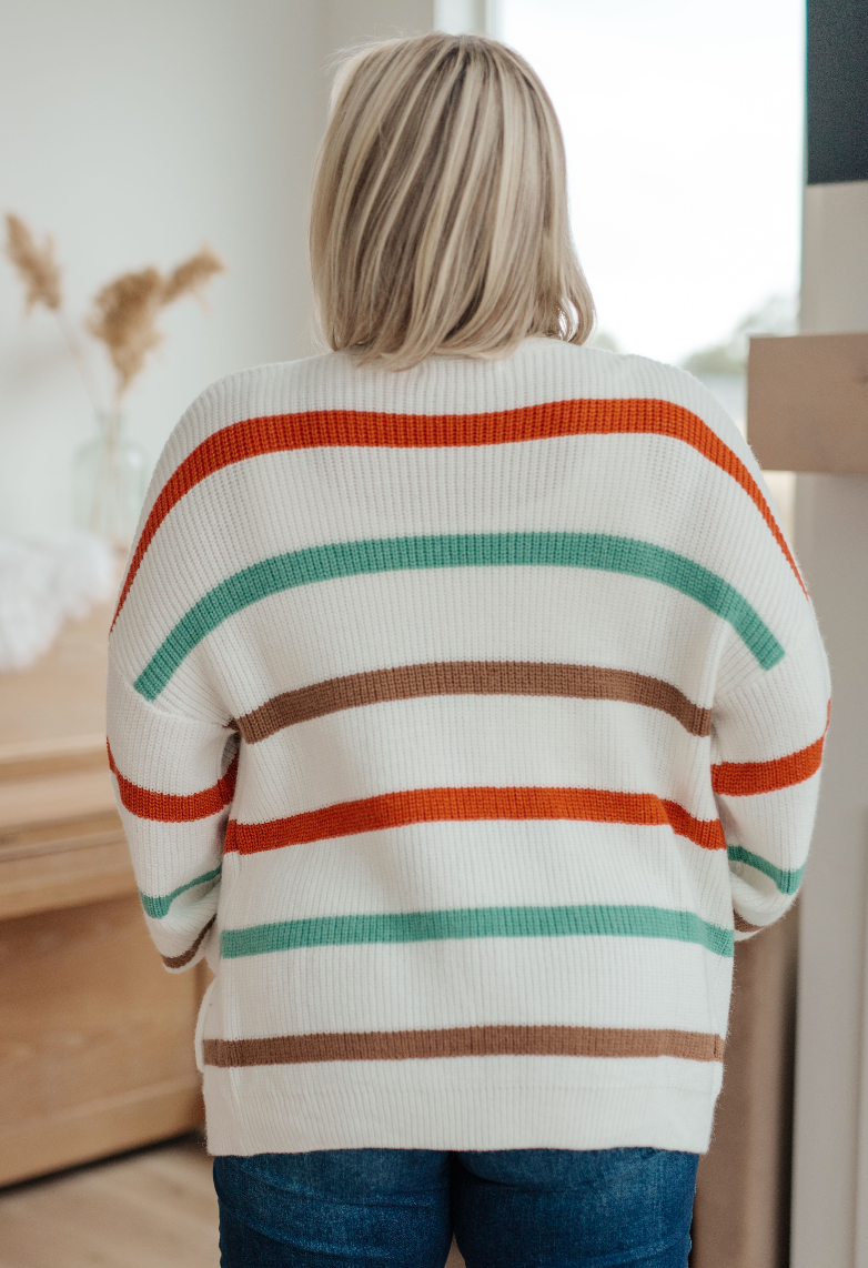 SAMPLE SALE: XL Walk The Line Cable Knit Cardigan