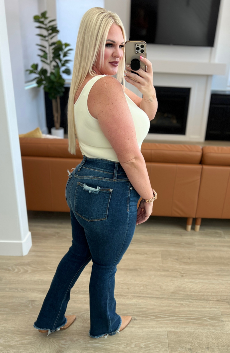 Sample Sale: 15/32 Judy Blue Aurelia High Rise Vintage Bootcut Jeans