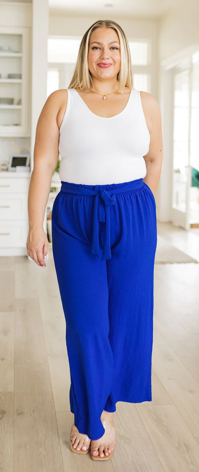 SAMPLE SALE:   Size LARGE  A Royal Moment Wide Leg Pants