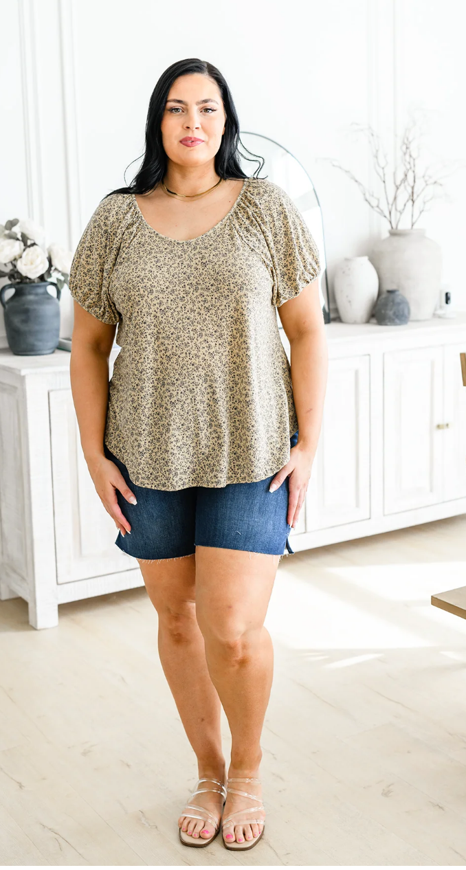 SAMPLE SALE :  1XL  Forever Floral Top