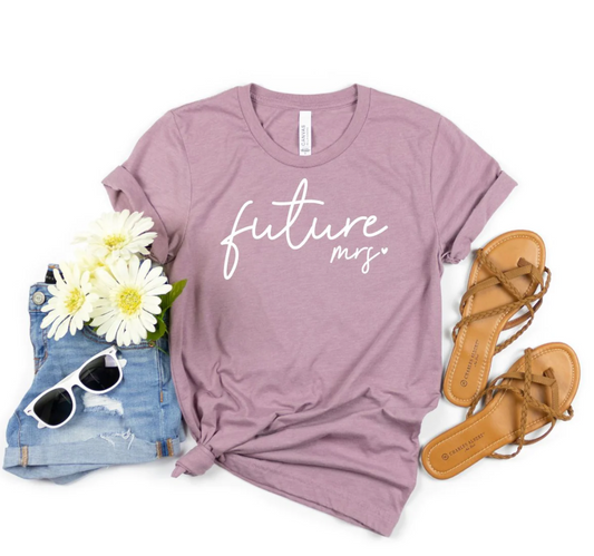 SAMPLE SALE:  MEDIUM  Future Mrs. Graphic Tee