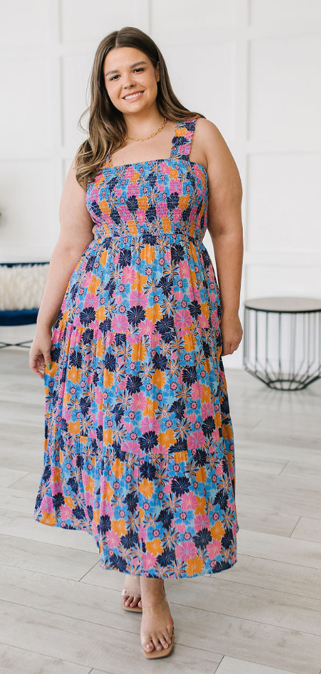 SAMPLE SALE:  XLARGE Along the Way Floral Maxi