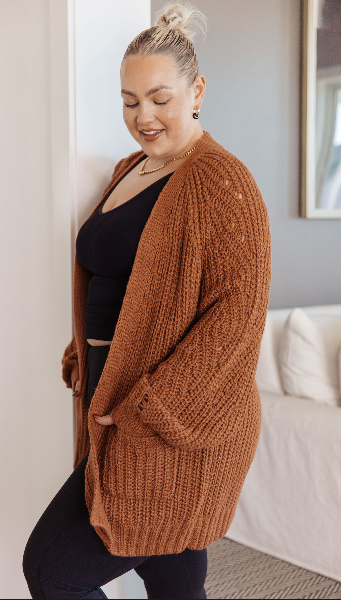 SAMPLE SALE: LARGE Maybe Monday Cardigan