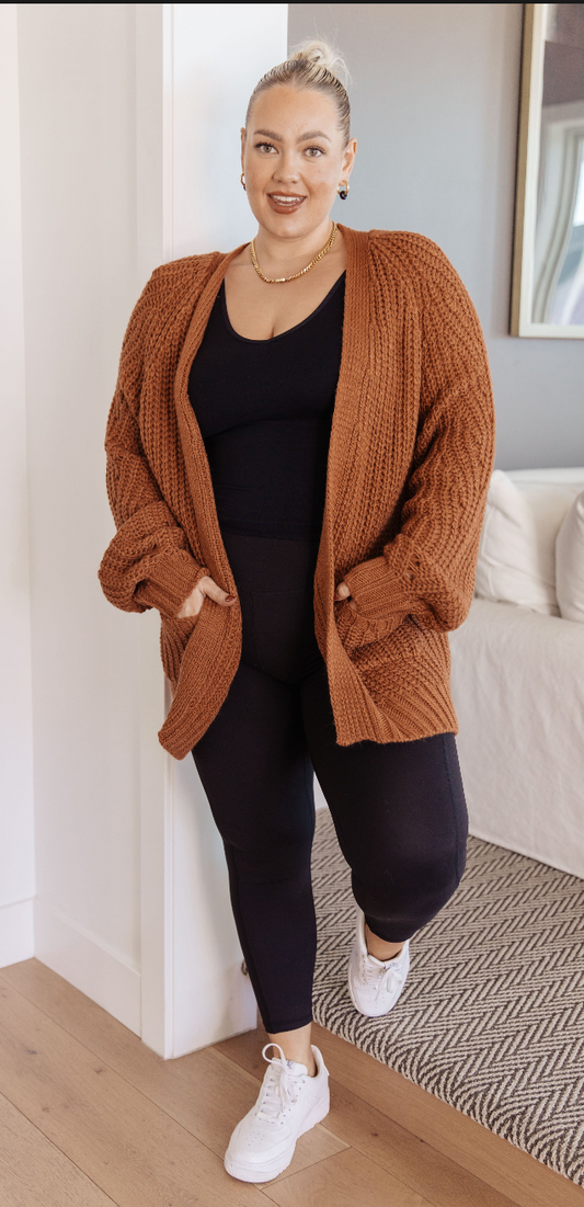 SAMPLE SALE: LARGE  MAYBE MONDAY CARDIGAN