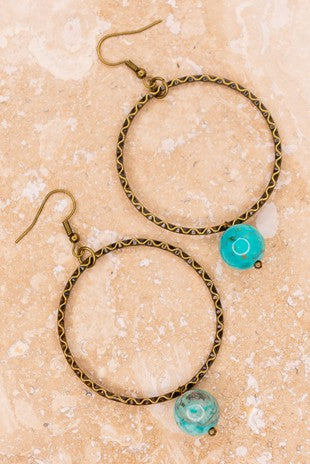 Olivia Earrings Turquoise